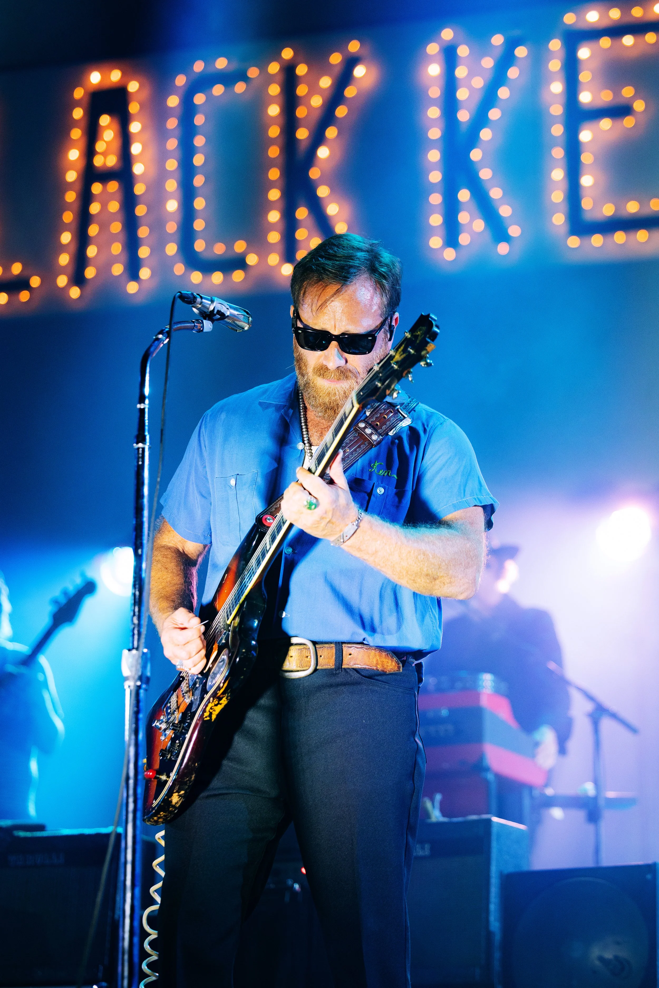  NASHVILLE, TENNESSEE - August 7: The Black Keys perform night two of their back-to-back headline run at The Pinnacle. (Photo by Dylan Basden for Pretty Nifty) 