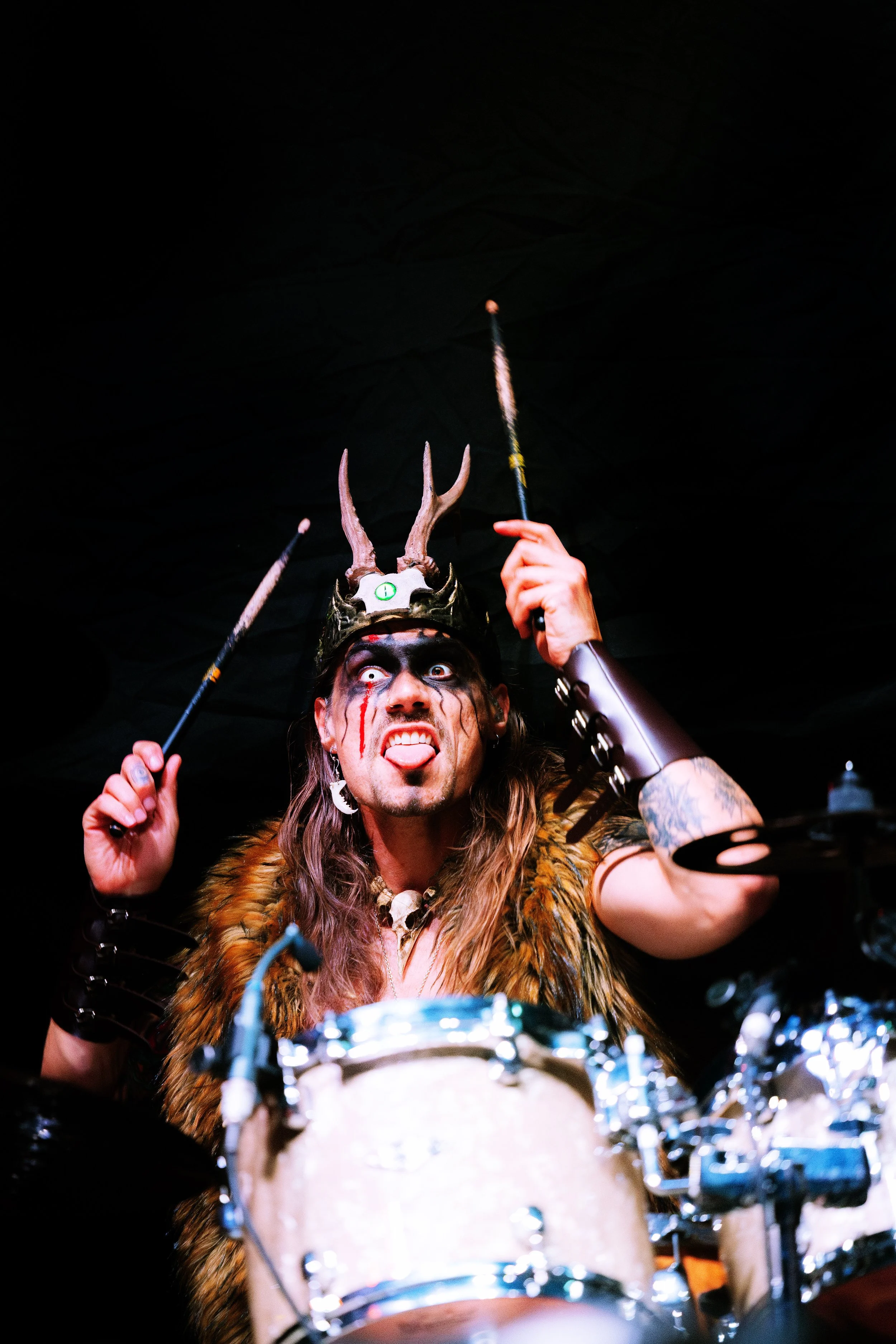  NASHVILLE, TENNESSEE - MAY 10: Castle Rat perform on the Amonklok Conquest tour at The Pinnacle. (Photo by Dylan Basden for Pretty Nifty) 