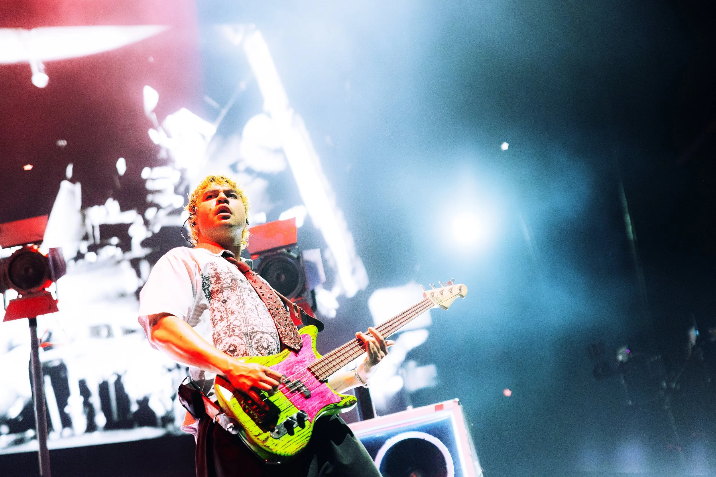  BIRMINGHAM, ALABAMA - August 16: 5 Seconds of Summer bring their “EVERYONE’S A STAR!” Tour to Coca-Cola Amphitheater. (Photo by Dylan Basden for Pretty Nifty) 