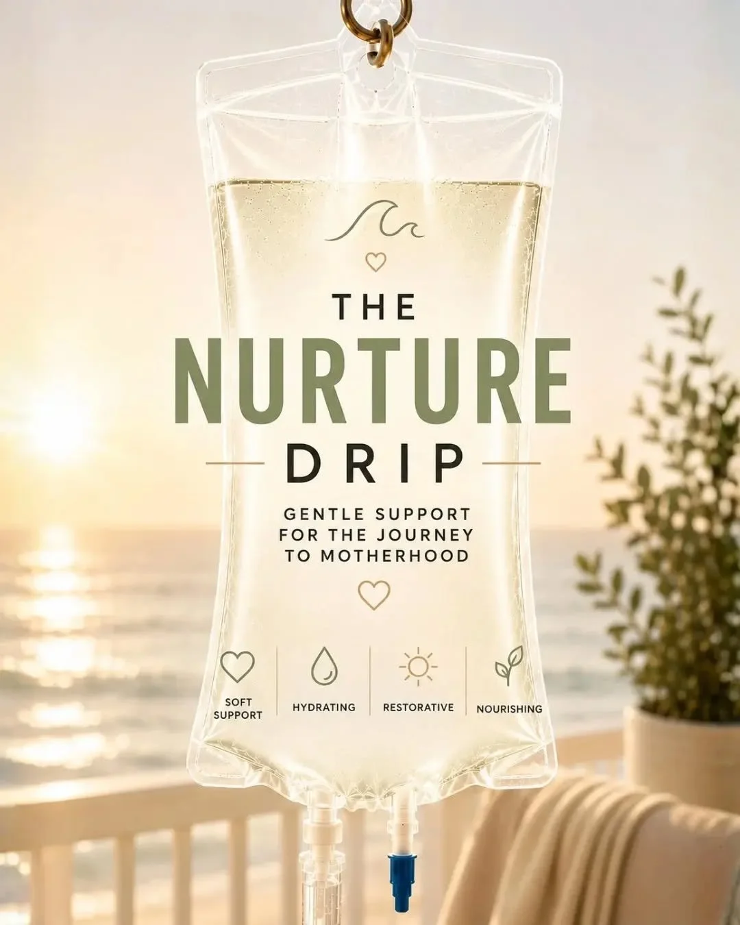 Growing a human is beautiful... but let&rsquo;s be honest, it can also feel incredibly depleting.

The Nurture Drip was designed as a gentle, supportive hydration option for expecting mamas navigating exhaustion, nausea, increased nutrient demands, a