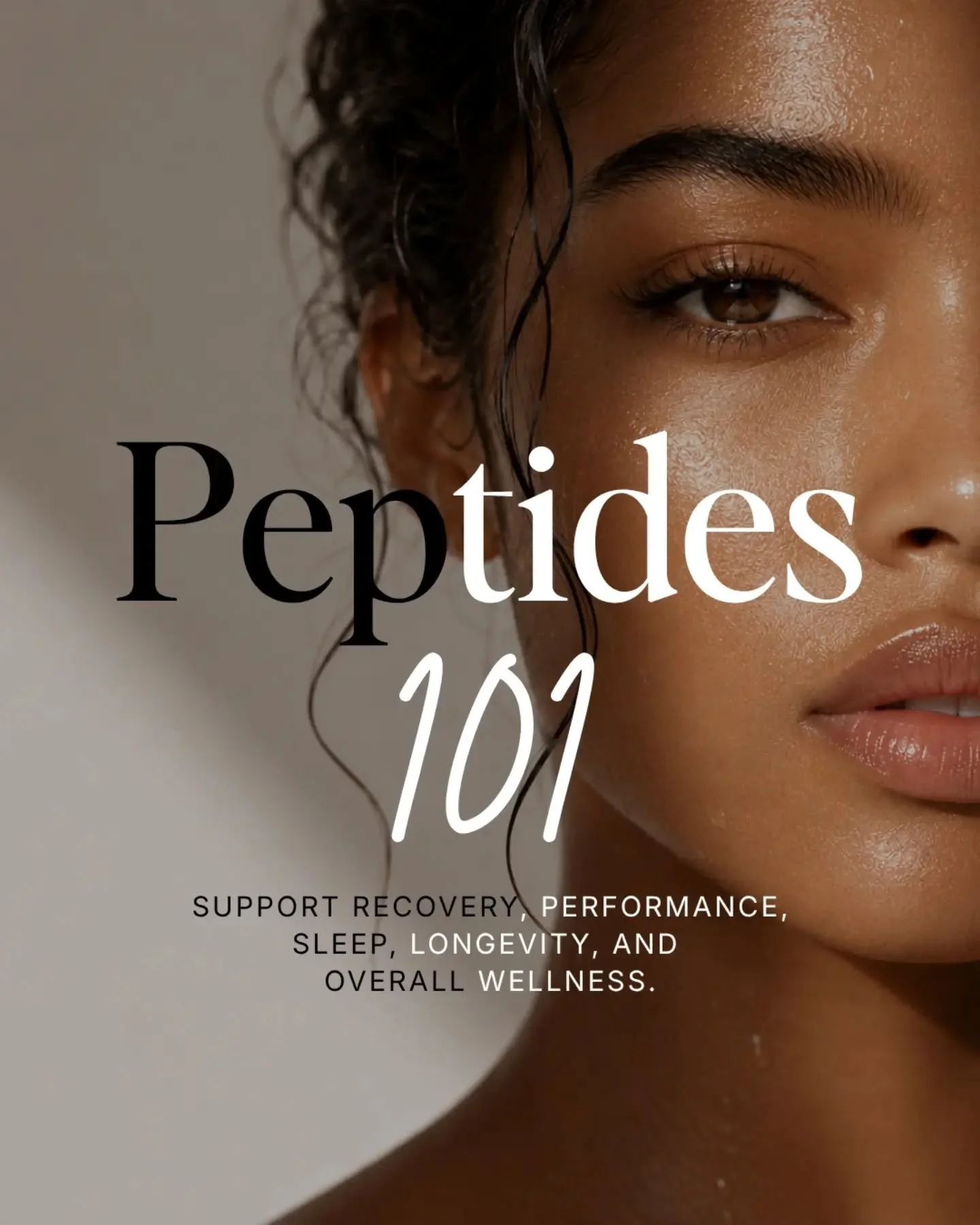Peptides 101: a simple introduction to a personalized wellness option. ✨

Peptides are short chains of amino acids that act as messengers in the body. Depending on the peptide and your goals, they may be used to support areas like recovery, sleep, en