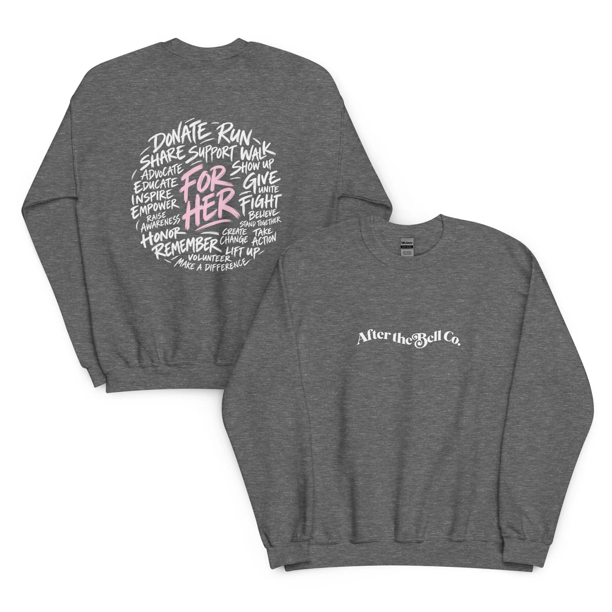 Wear it FOR HER Crewneck | 2026 BCAM | Donate to Metavivor