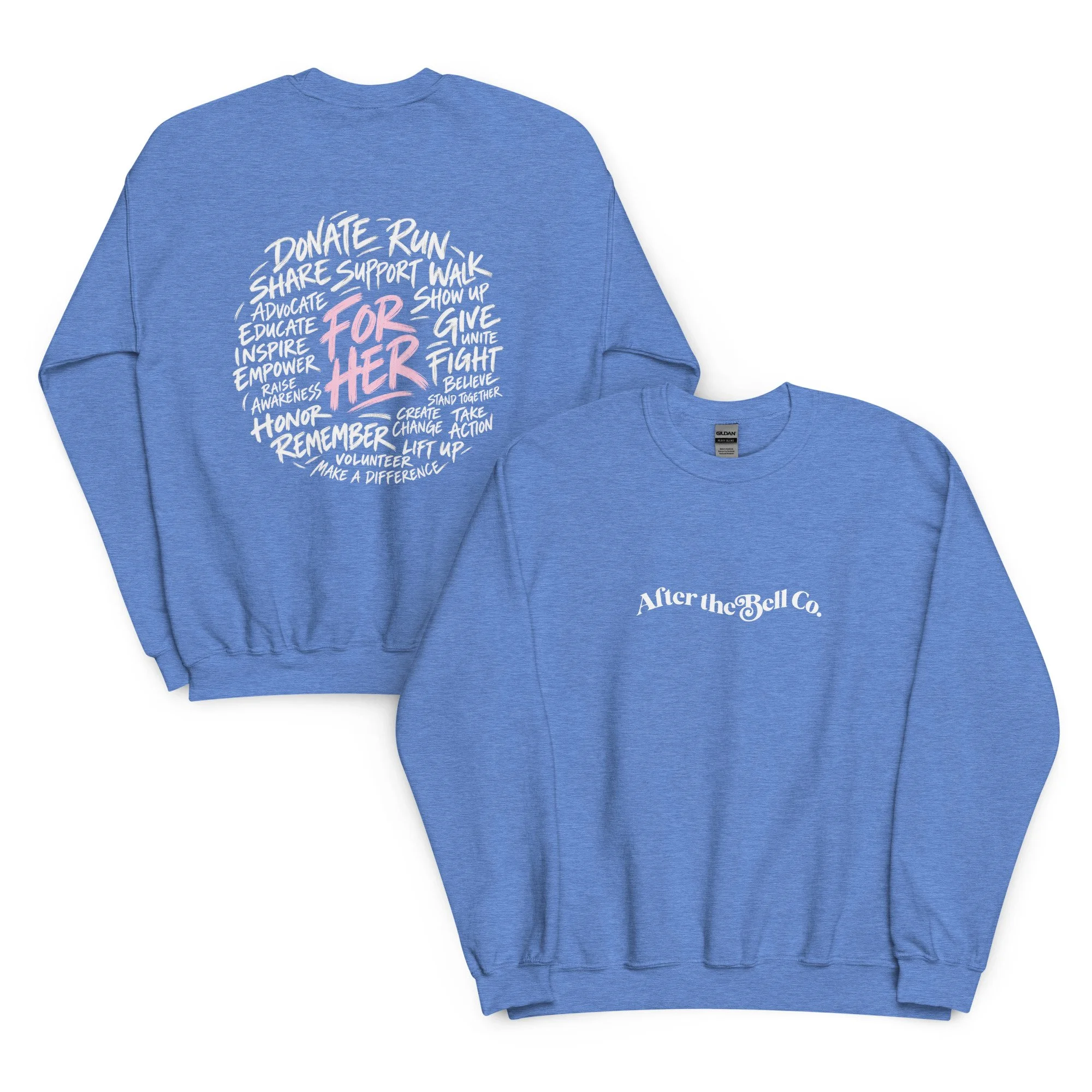 Wear it FOR HER Crewneck | 2026 BCAM | Donate to Metavivor