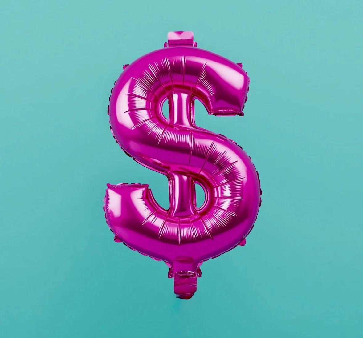 2C78D3C9-D2BC-4AFF-A243-7B10C122923C-3D rendered dollar sign balloon in bright bold pink with teal background.jpeg