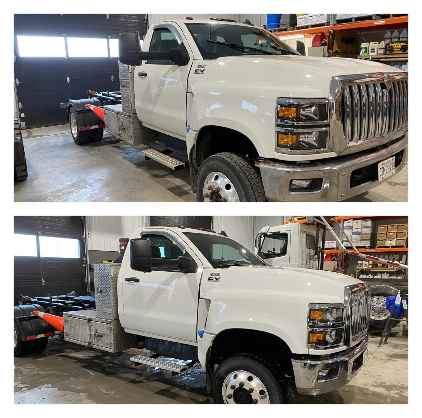 Mother Nature was difficult and all over the place yesterday. Trying to decide the best time to drop this truck back off to the customer was a real challenge. Looking to have your personal or commercial vehicles detailed but not sure how you will get