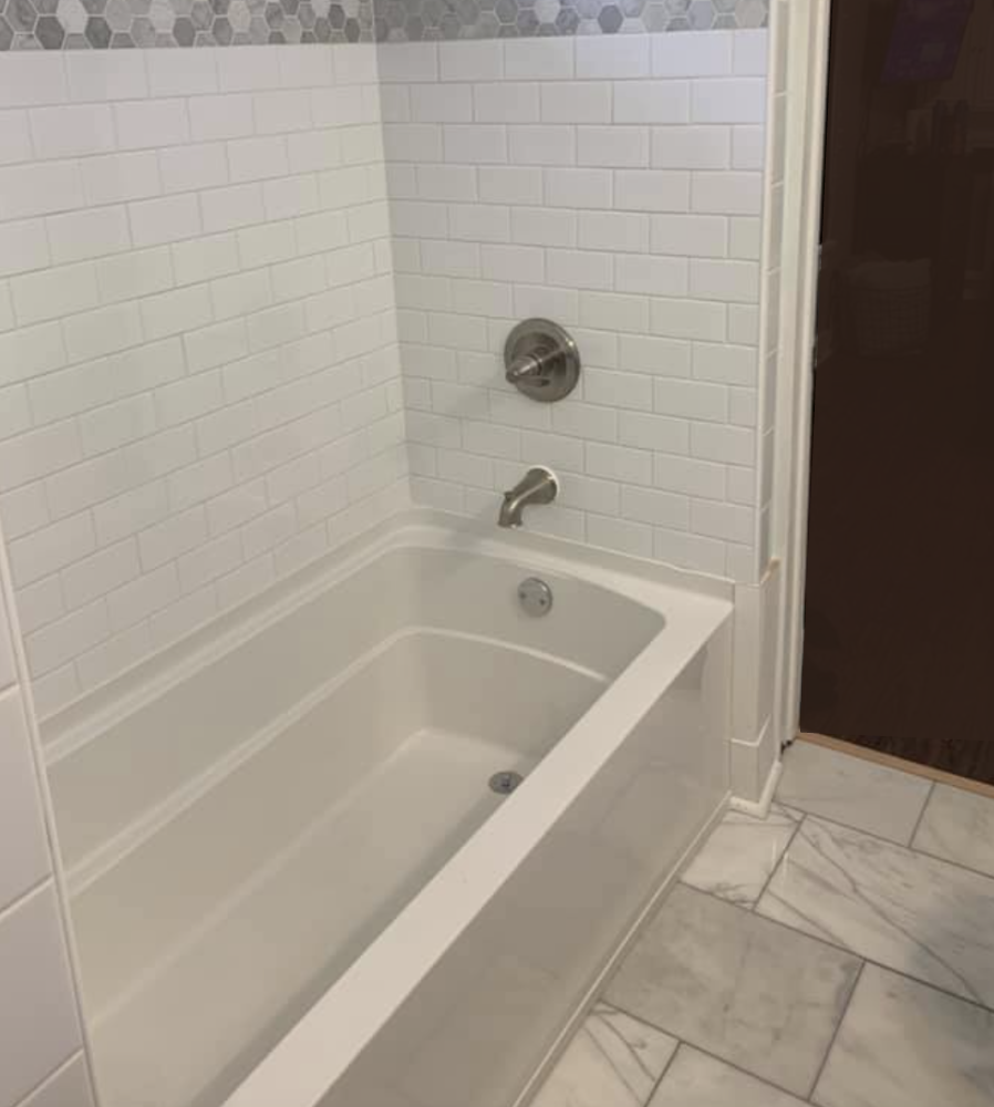 LVT Tub Flooring