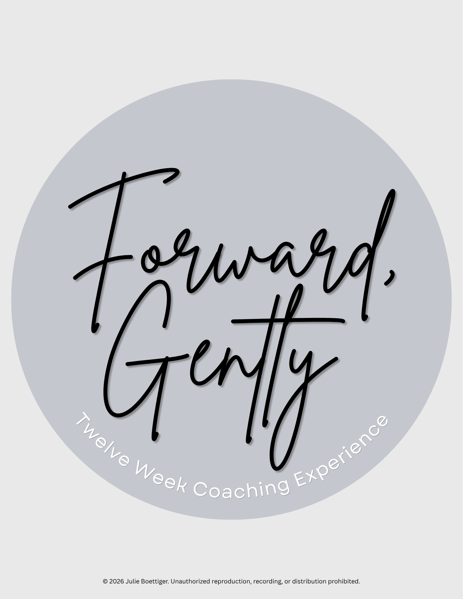 Forward, Gently