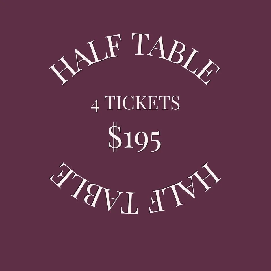 Half Table- 4 Attendees