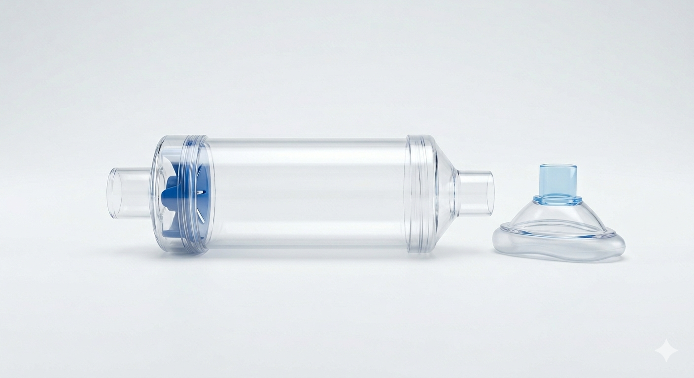 Espaciador de Volumen con Válvula Unidireccional