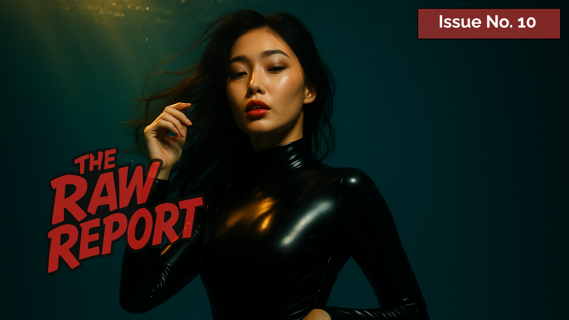 Raw Report article cover for Cosmic Sushi pop culture astrology essay for Scorpio season.