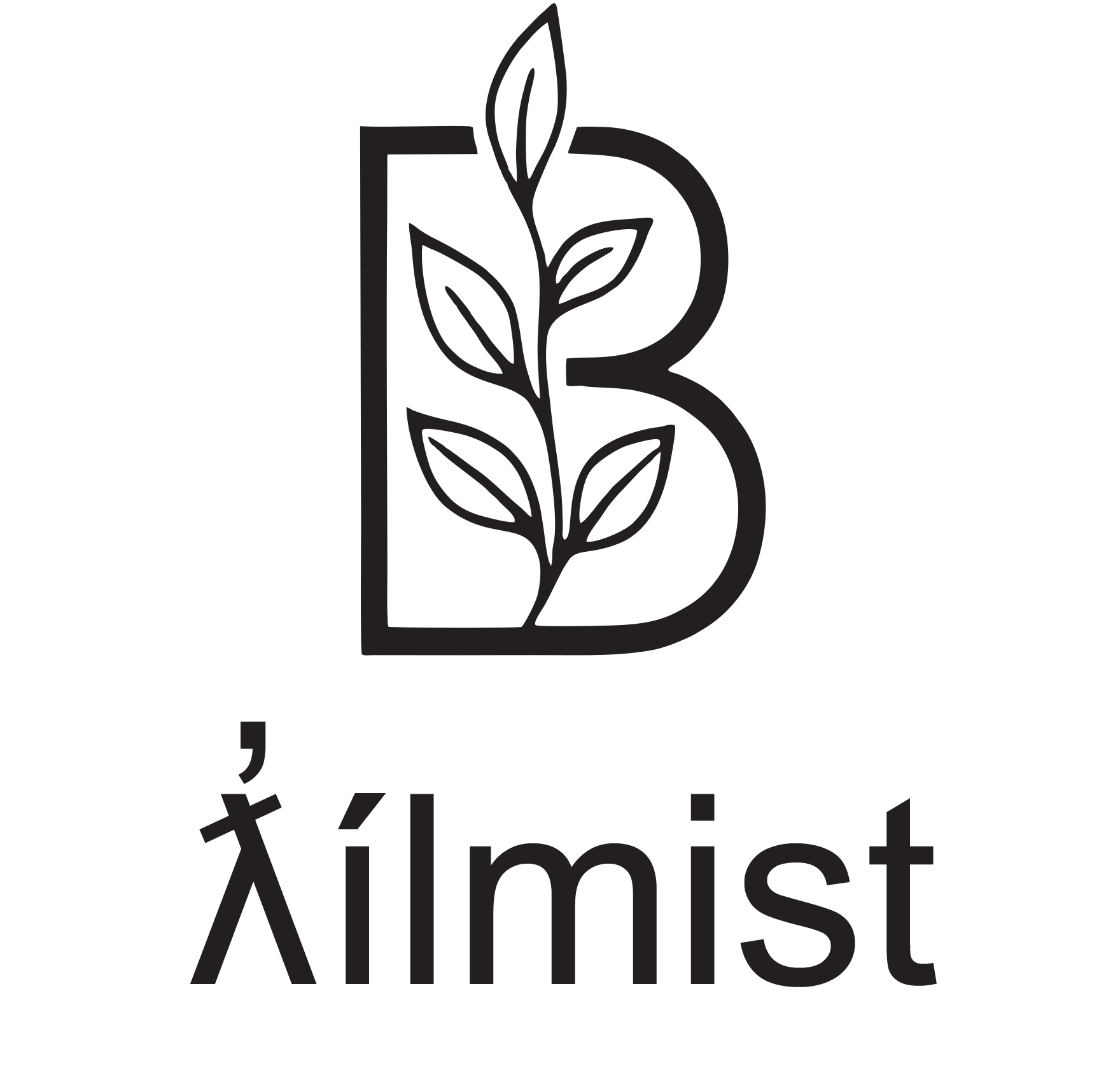 Be still logo variant with Indigenous word ƛ̓ílmist