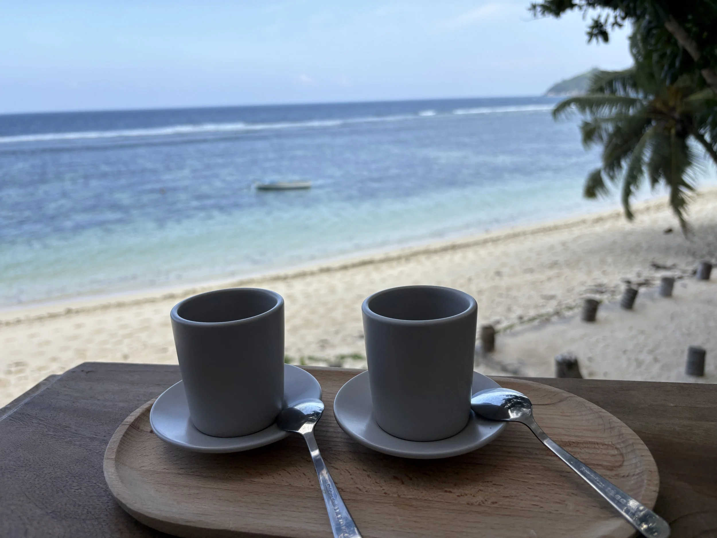 coffee cups view of anse forbans.JPG