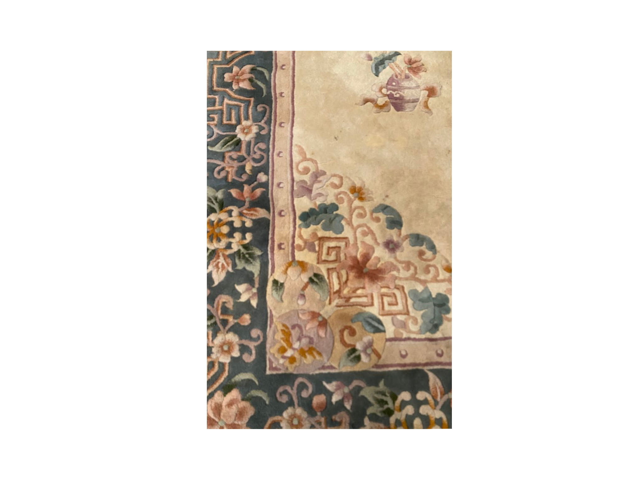 Cream + Pink Rug