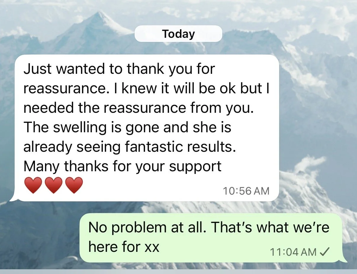 Aesthetician completed aesthetics complications management course