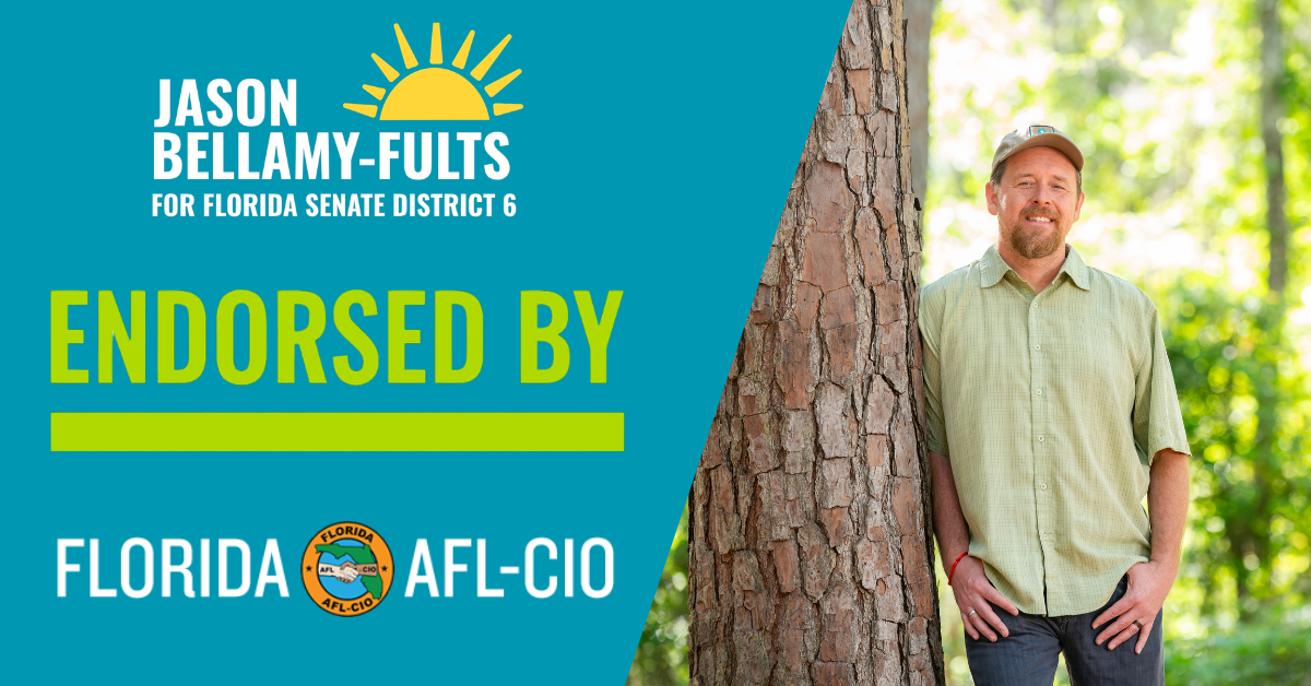 Jason receives statewide endorsement from unions representing Florida educators