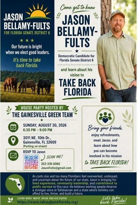 House party hosted by the Gainesville Green Team