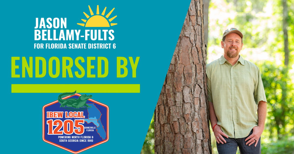 Endorsed by IBEW Local 1205.