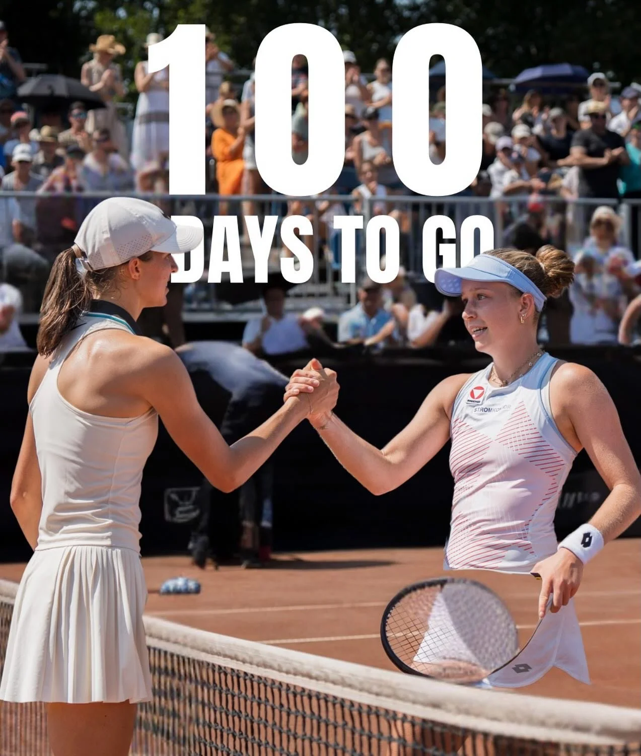 In 100 Tagen ist es wieder so weit und die LADIES OPEN Amstetten gehen in die n&auml;chste Runde. ✨

Dieses Jahr erstmals als ITF W100-Turnier. 🎾

Wir k&ouml;nnen es kaum erwarten und freuen uns jetzt schon darauf, euch alle diesen Sommer in Amstett