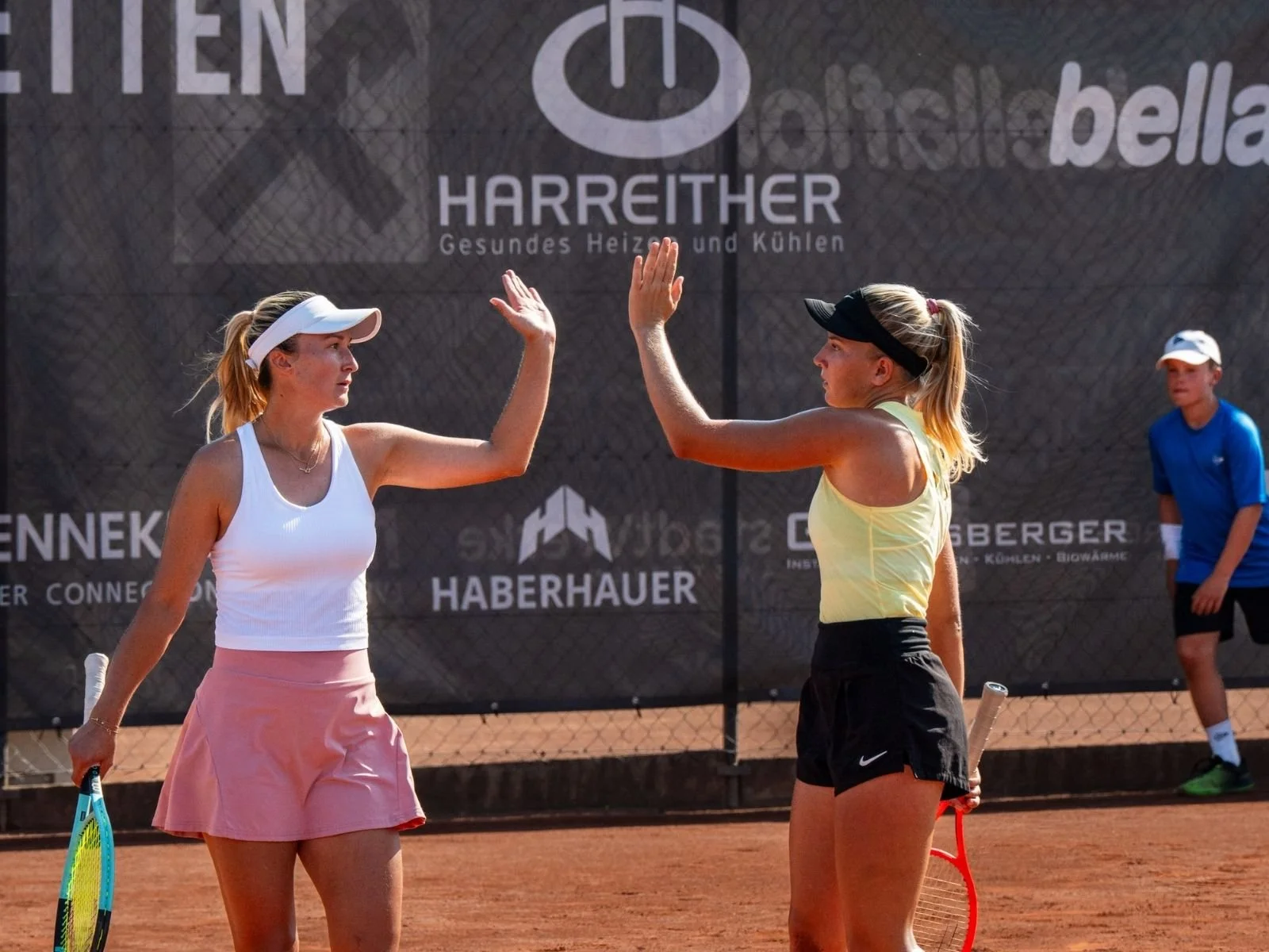 Die Sloweninnen Dalila Jakupovic und Nika Radisic zogen 2025 ins Doppelfinale ein.