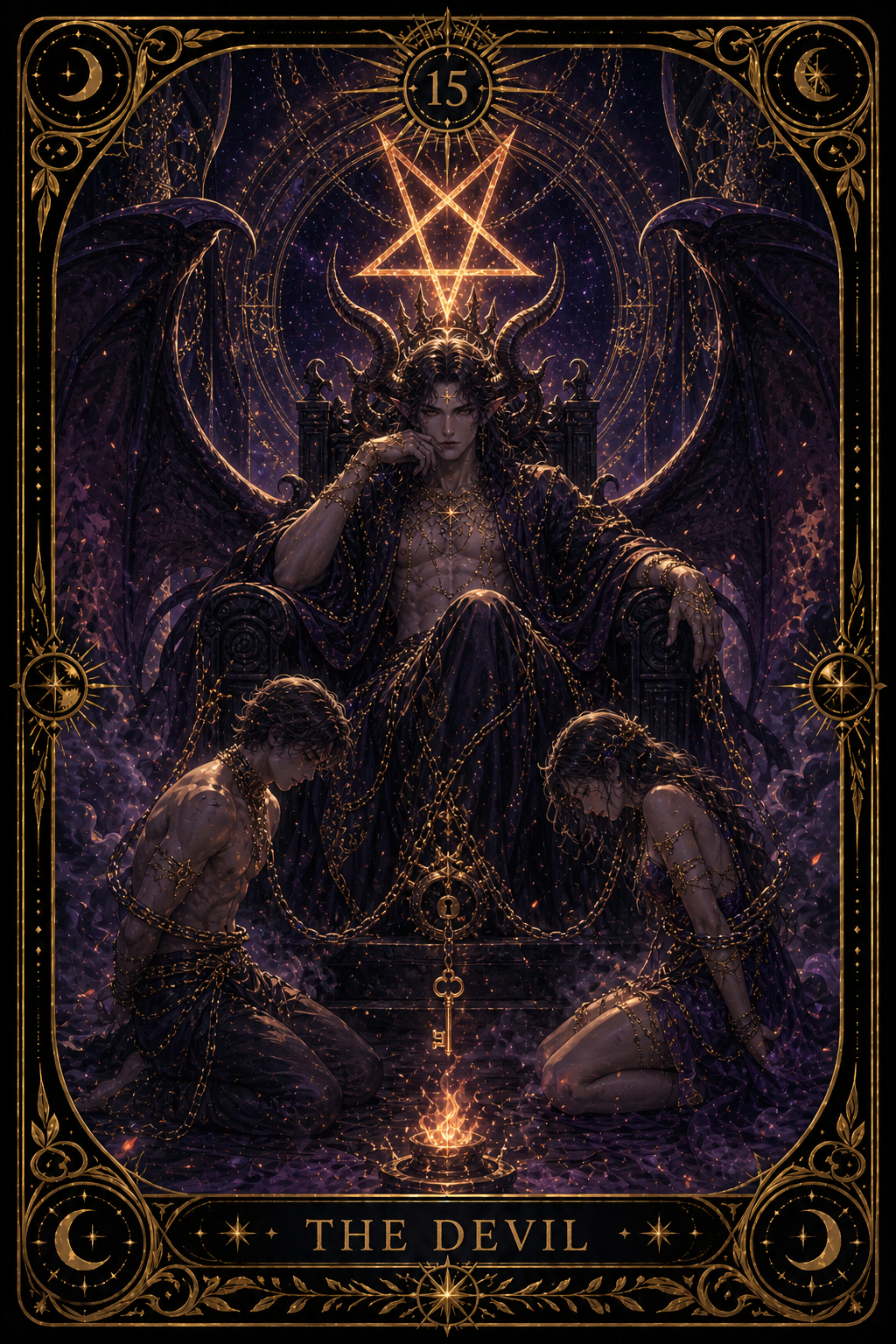 XV — The Devil Tarot Card Meaning