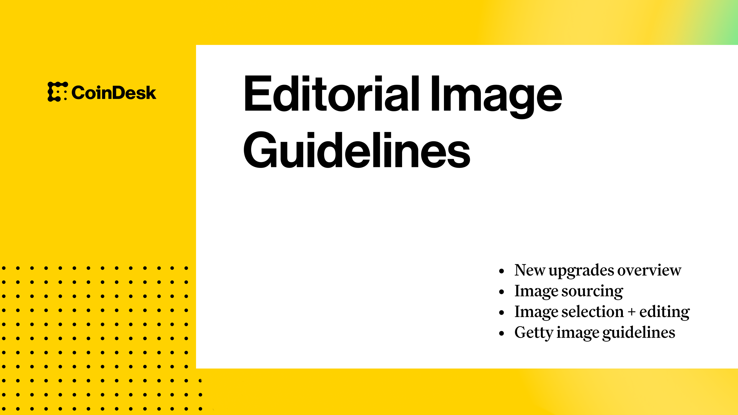 Selections from the new comprehensive image guidelines