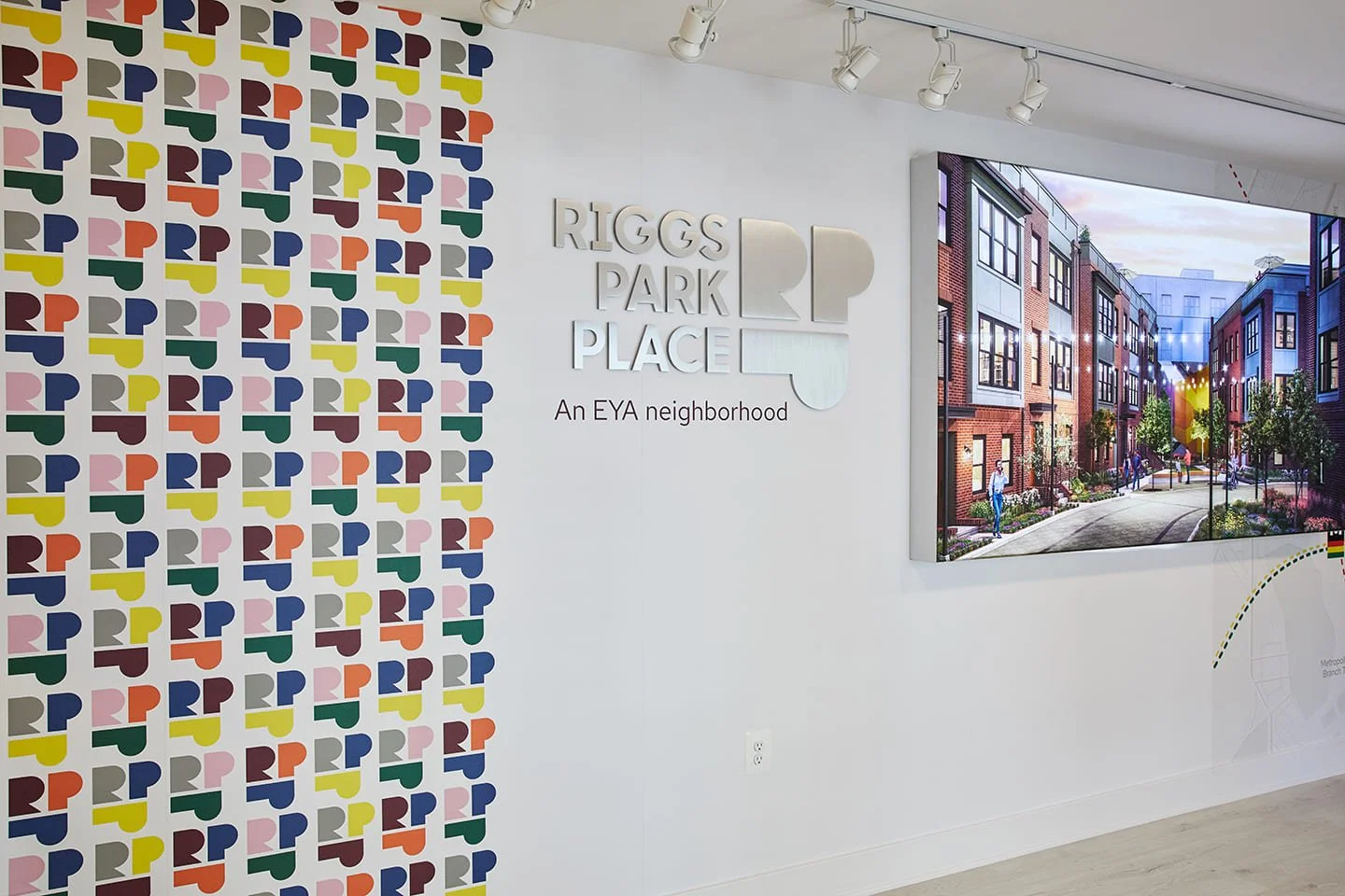 Sales center interior