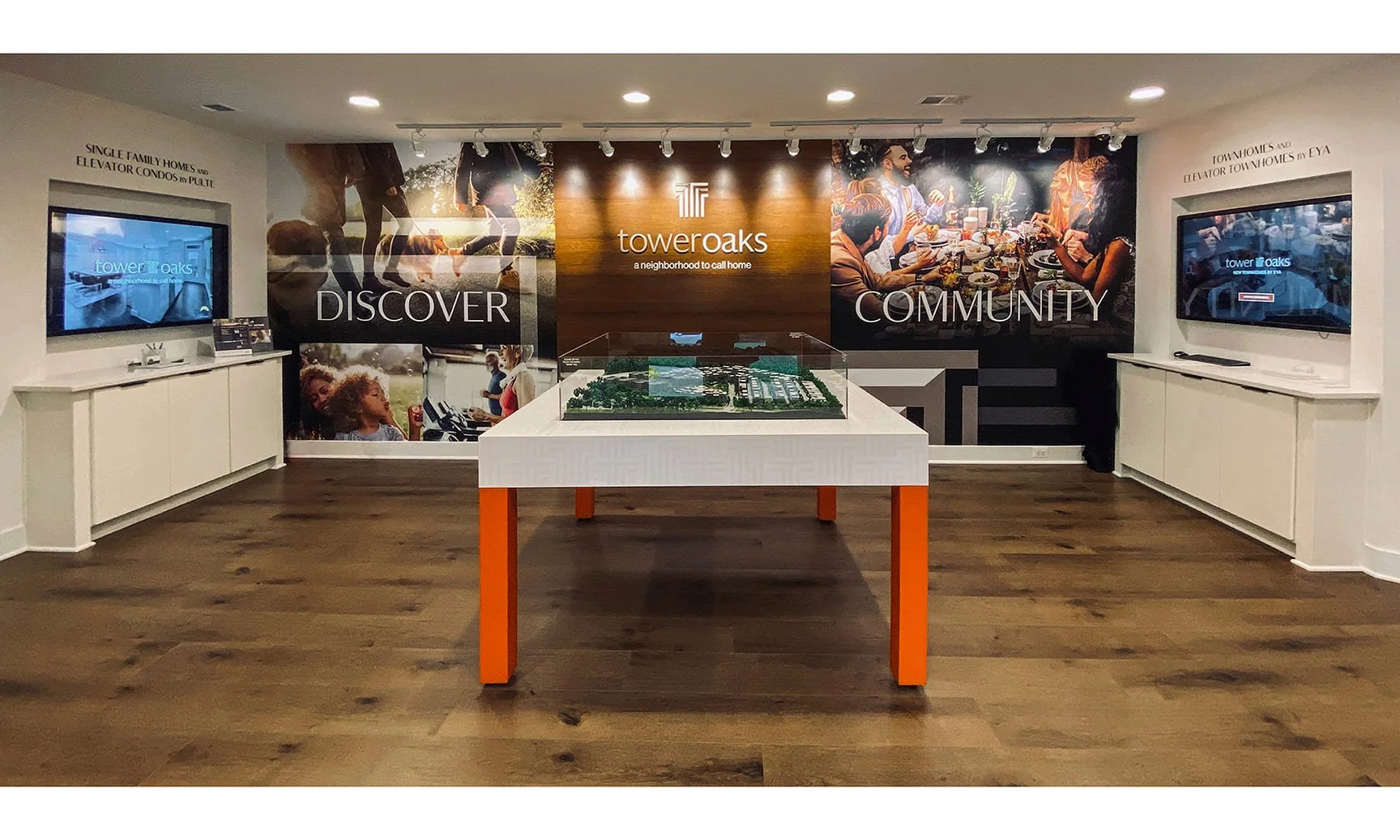 Sales center interior 