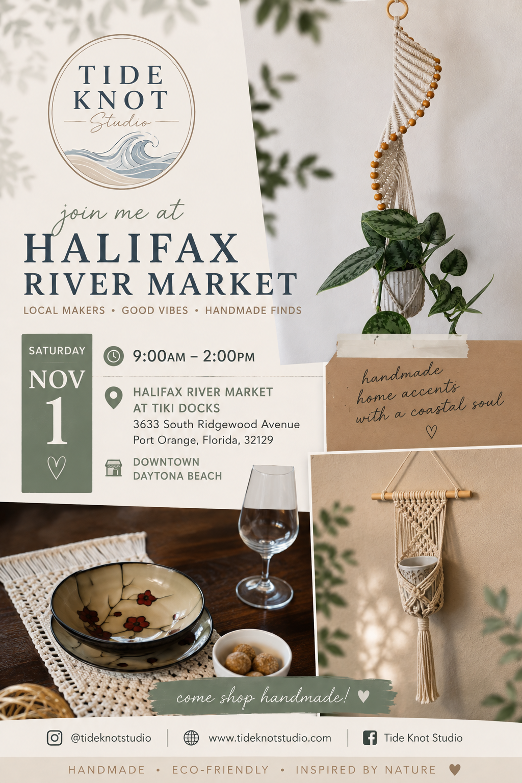 Halifax River Market at Tiki Docks