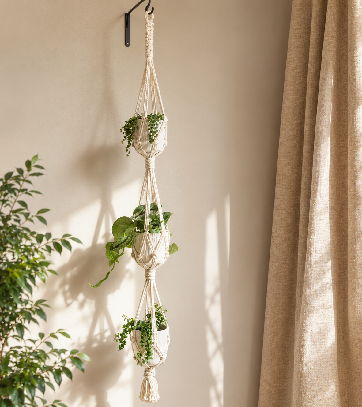 triple plant hanger tide knot studio high quality heavy duty.png