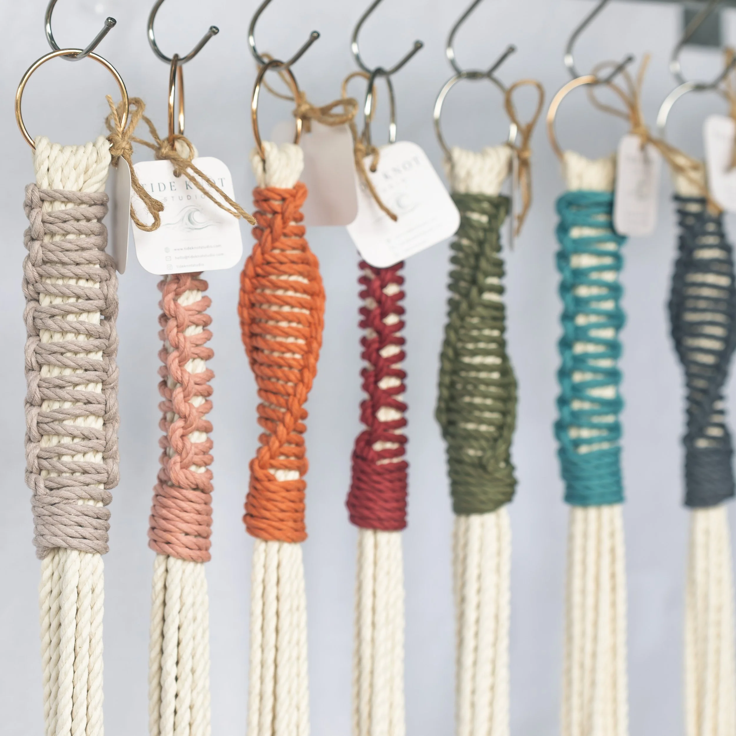Color Accent Macramé Plant Hanger