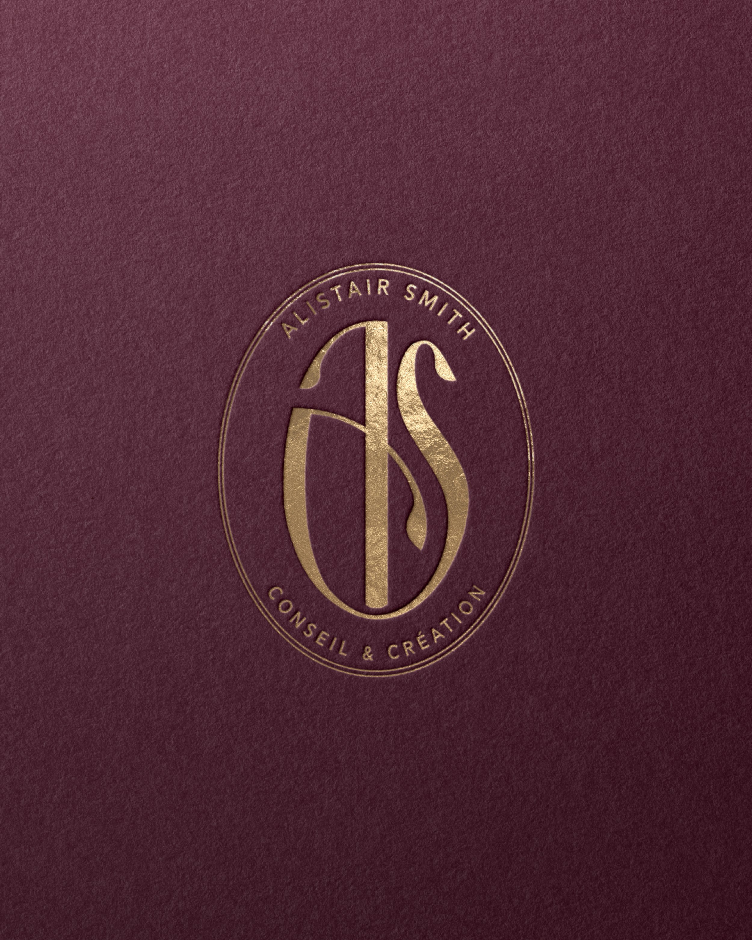 Aperçu du logo pour Alistair Smith, chef pâtissier consultant, par Anne-Claire Turbé, designer culinaire