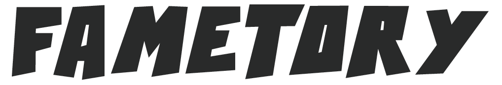 Image of the text 'FAMETORY' in bold, black capital letters on a white background.