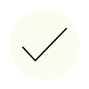 Clock showing the time as approximately 12:07 with a checkmark