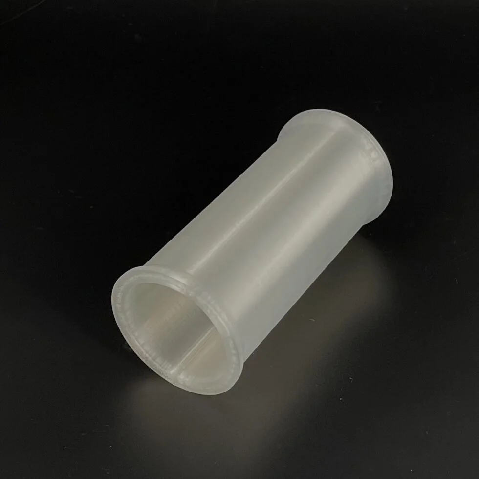 Natural Nylon PA6 3D printed cylindrical sleeve — high-strength functional part by Printmaker3D, Sollentuna Sweden
