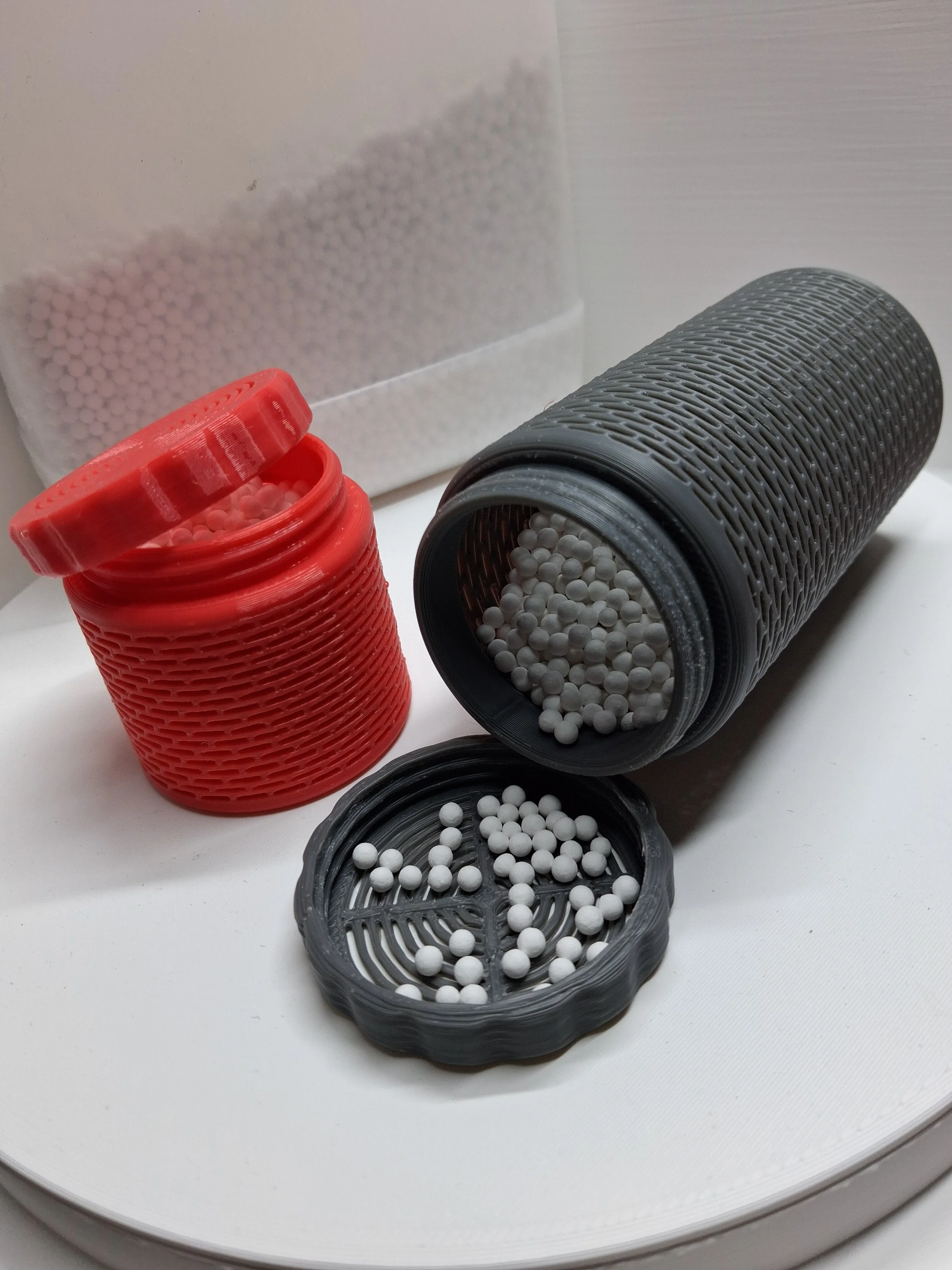 Ammo Desiccant Container (reusable) Set of 3