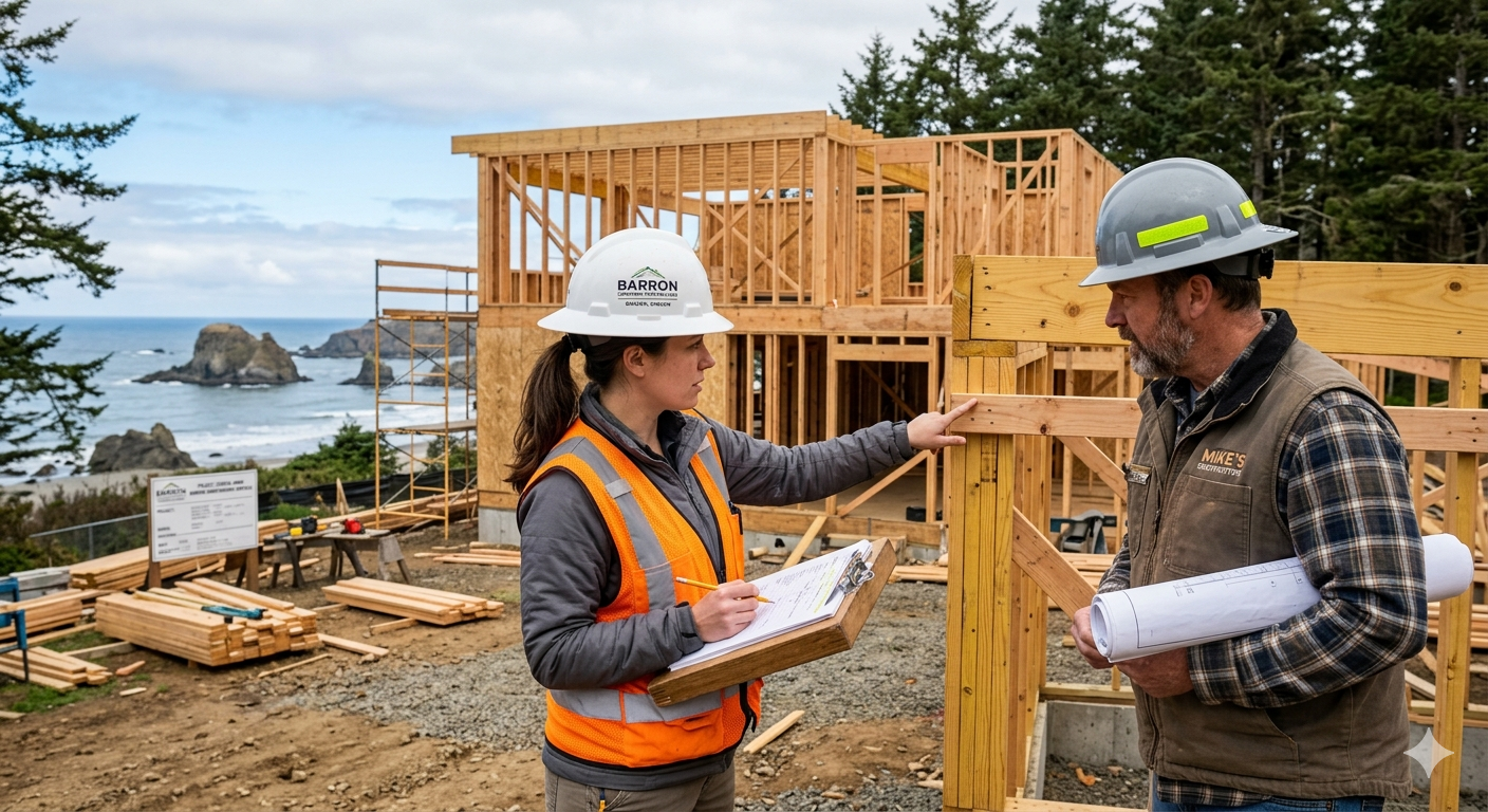 Construction inspection at framing