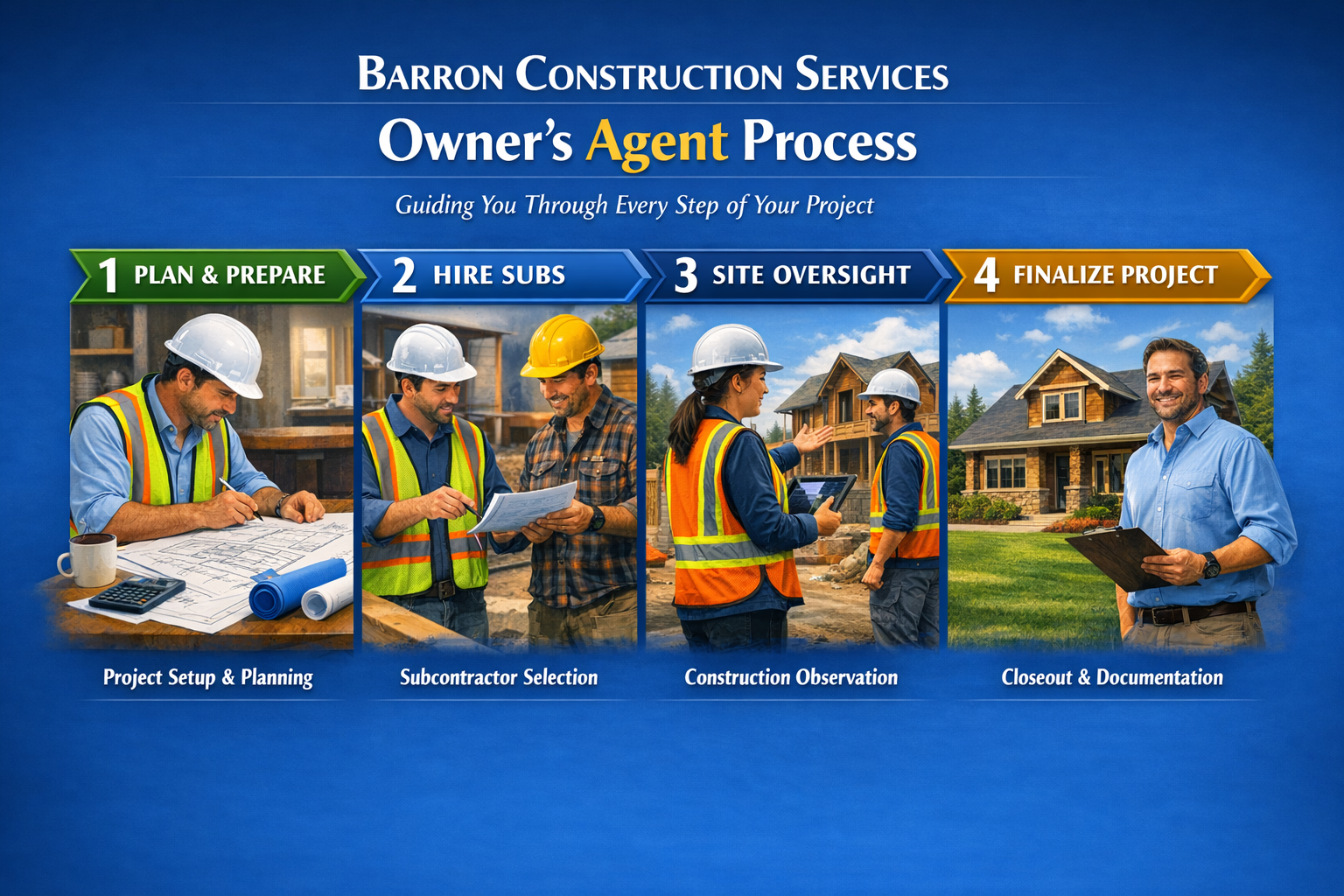 Barron Construction Services as the Owner's Agent, Bandon Oregon
