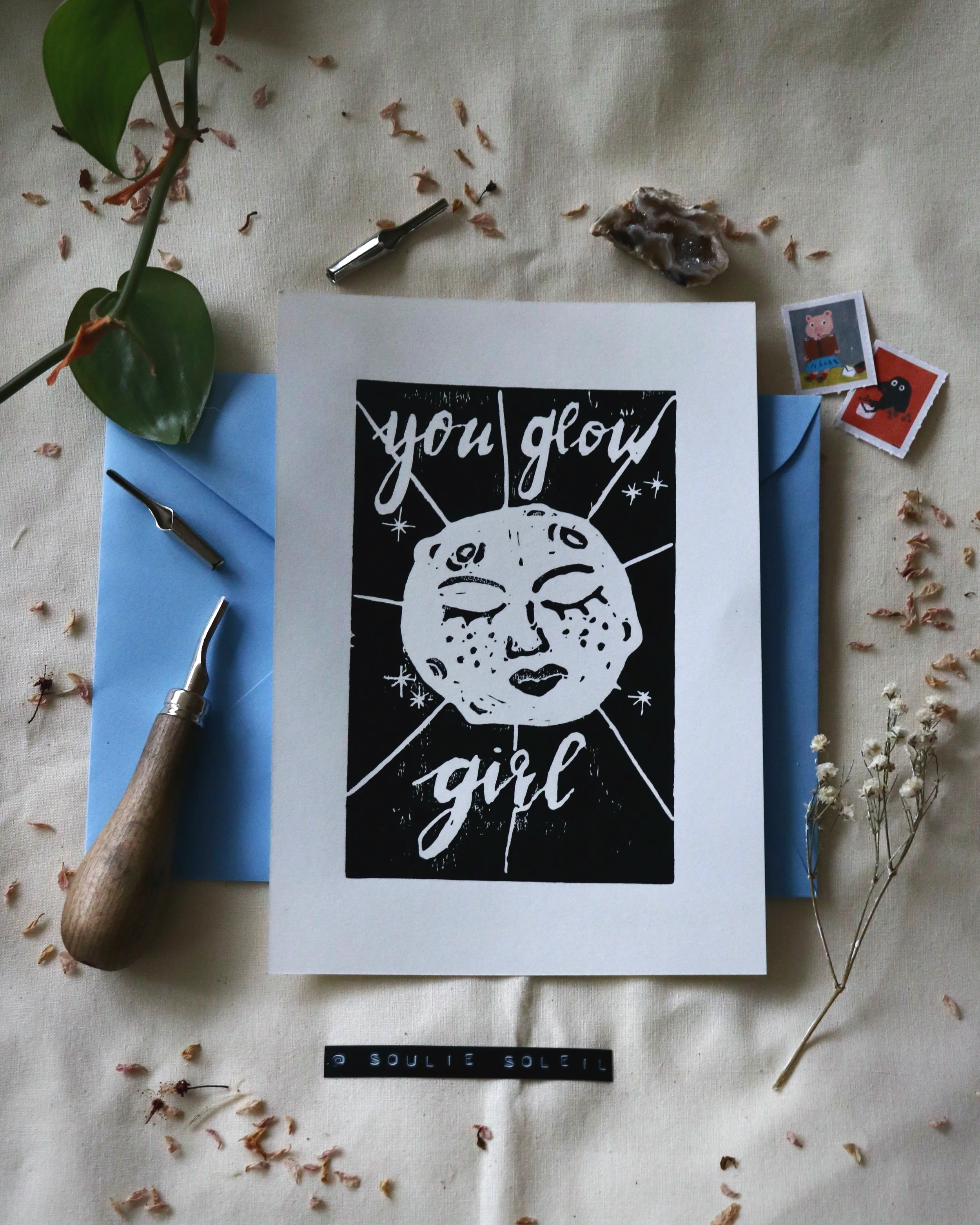 You glow girl