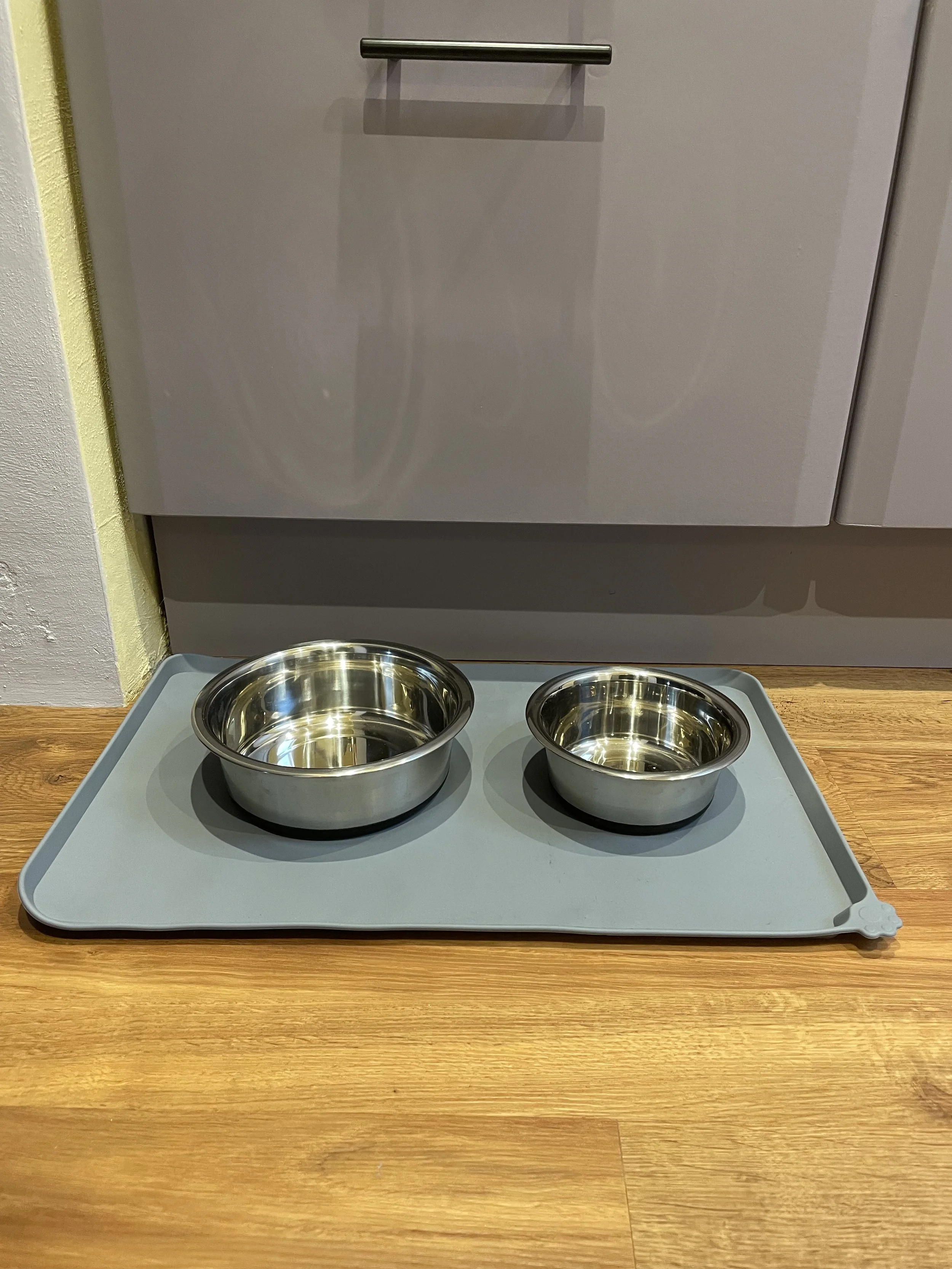Dog bowls included should you forget