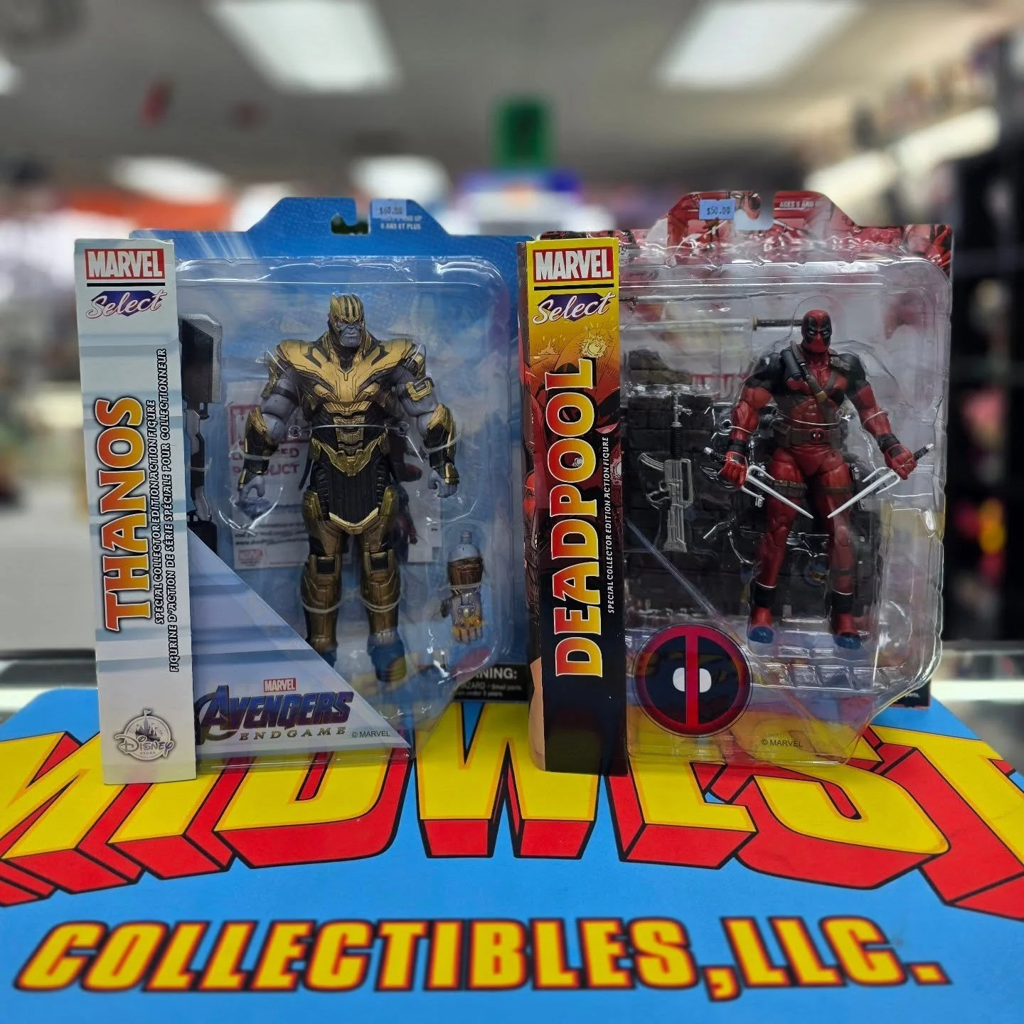 New In Stock! New marvel select figures, marvel legends and funko pops!