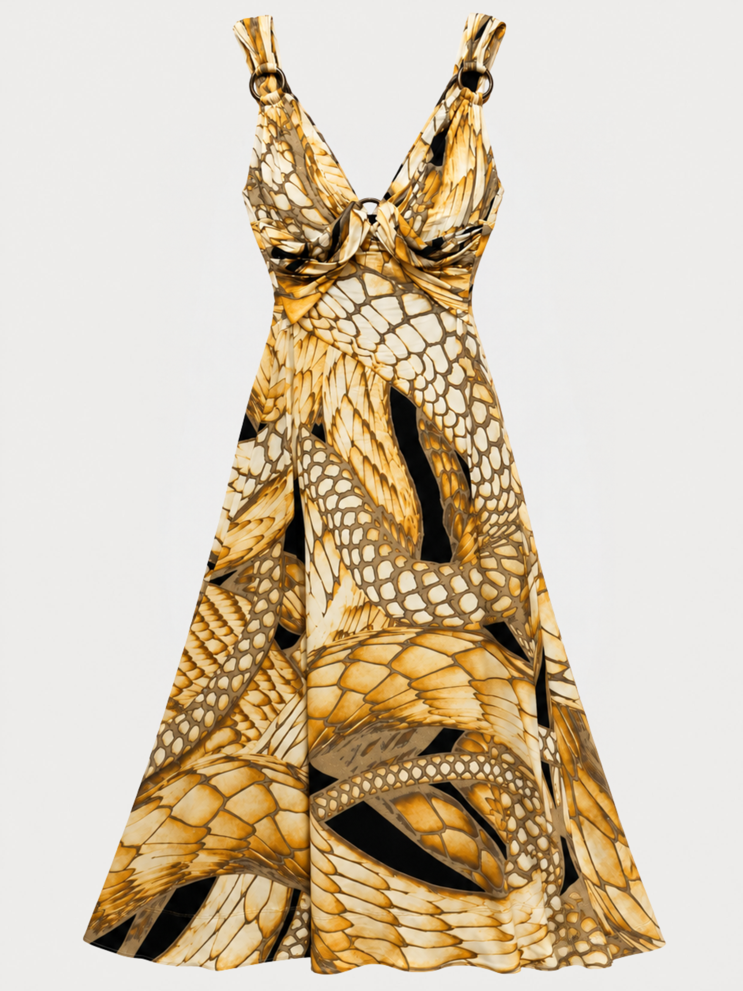 Just Cavalli Reptile Print Dress