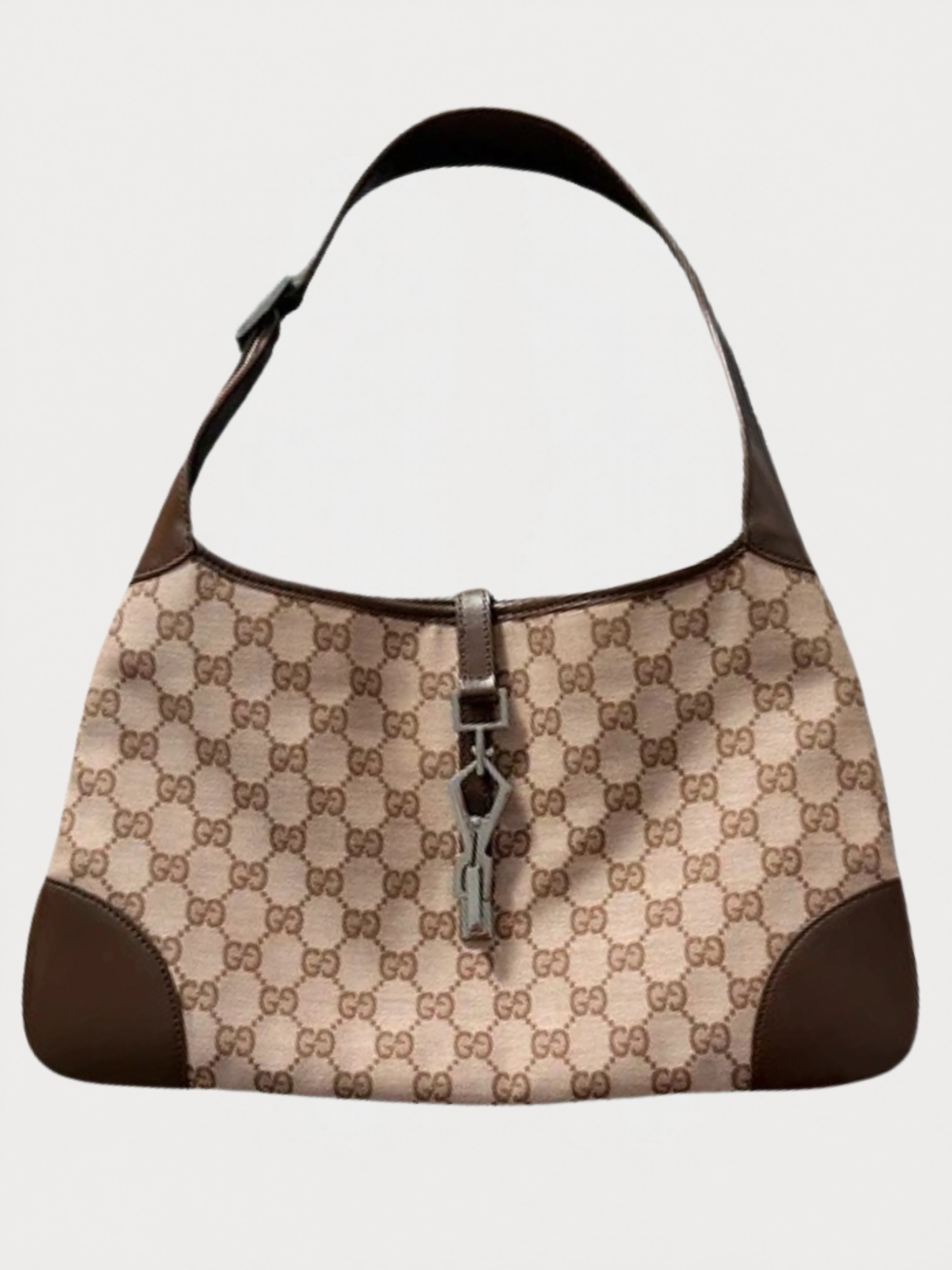 Gucci Jackie 1961 Brown GG Canvas