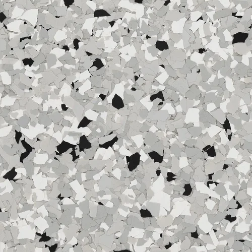 Feather Gray FB-905 decorative floor flake blend swatch