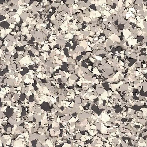 River Rock FB-1002 decorative floor flake blend swatch