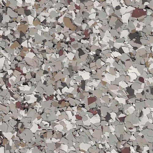 Pebble Beach decorative floor flake blend swatch