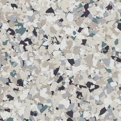 Nordic Green FB-514 decorative floor flake blend swatch