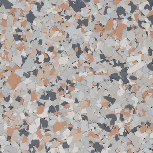 Citrine FB-978 decorative floor flake blend swatch