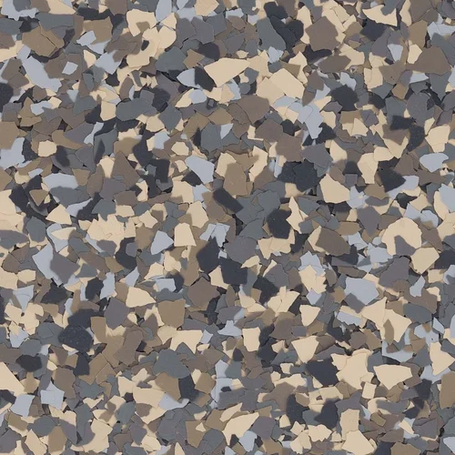Heron FB-976 decorative floor flake blend swatch