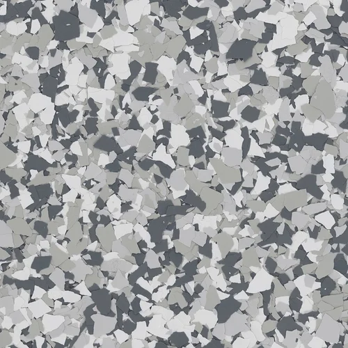 Gravel FB-414 decorative floor flake blend swatch