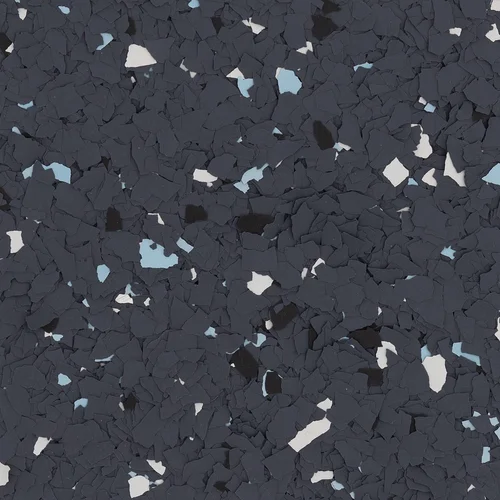 Black Ice FB-934 decorative floor flake blend swatch